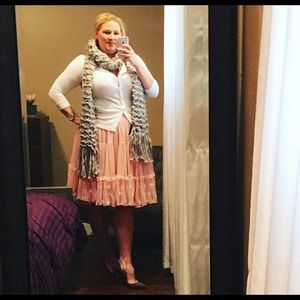 Pink Tulle & Polka Dots Skirt